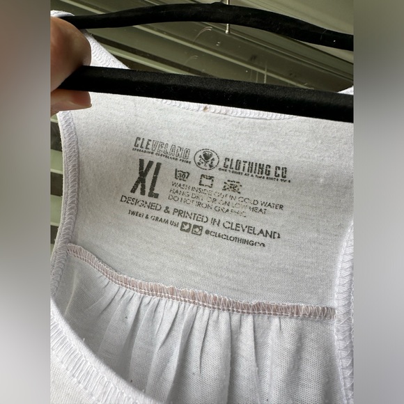 Cleveland Clothing Company Black & White Racerback Tank - Picture 4 of 4